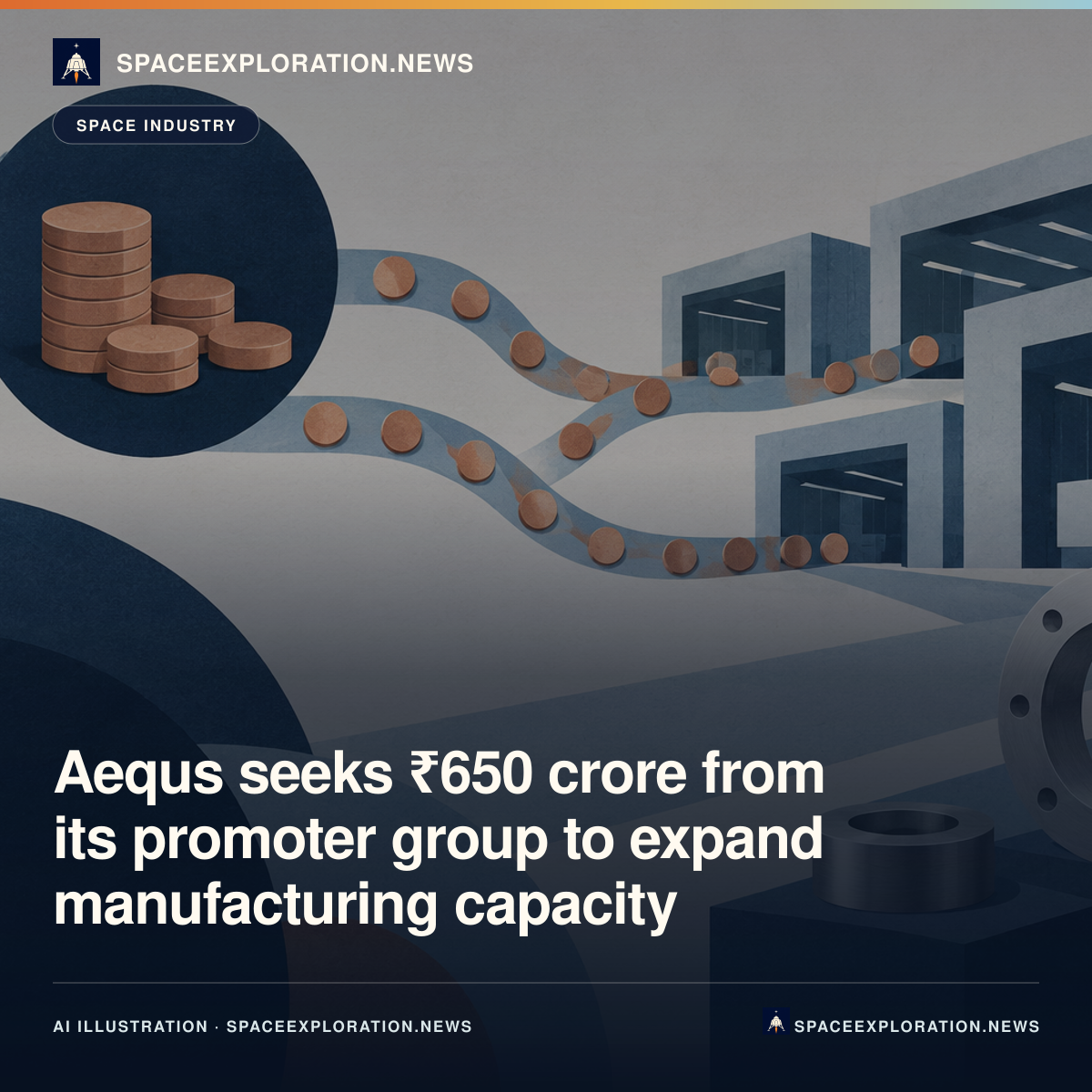 Branded LinkedIn card: Aequs seeks ₹650 crore from its promoter group to expand manufacturing capacity