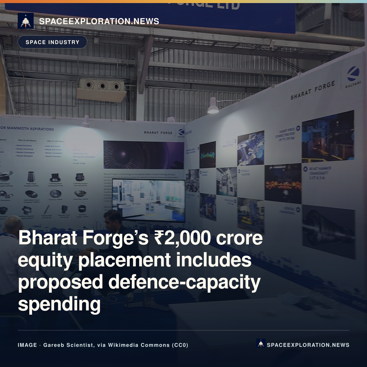 Branded LinkedIn card: Bharat Forge’s ₹2,000 crore equity placement includes proposed defence-capacity spending