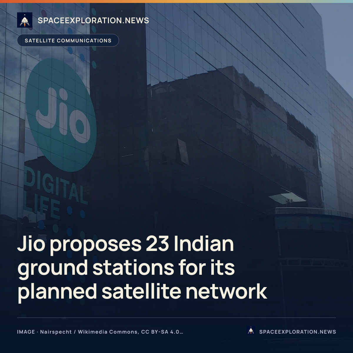 Branded story card: Jio proposes 23 Indian ground stations for its planned satellite network