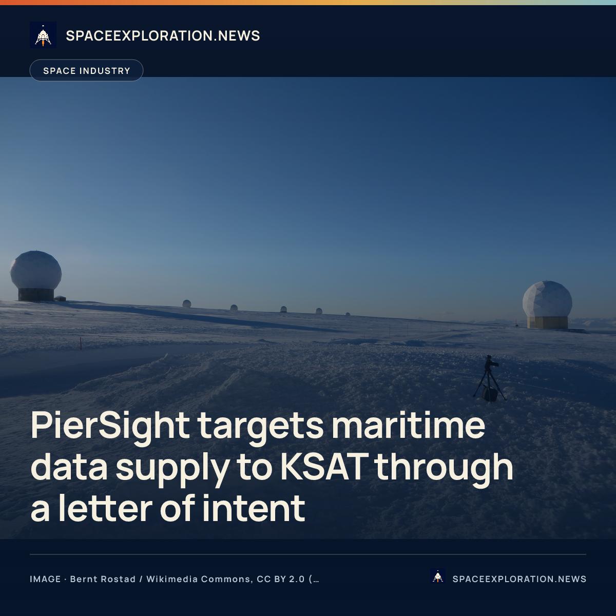 Branded story card: PierSight targets maritime data supply to KSAT through a letter of intent